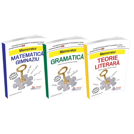 Set 3 Memoratoare Gimnaziu Rentrop Straton Emag Ro
