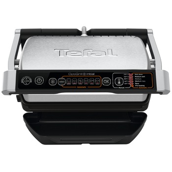 Gratar electric Tefal OptiGrill+ GC706D34, 2000 W, 6 programe automate, functie dezghetare, Inox/Negru Gratar electric Tefal OptiGrill+ GC706D34, 2000 W, 6 programe automate, functie dezghetare, Inox/Negru