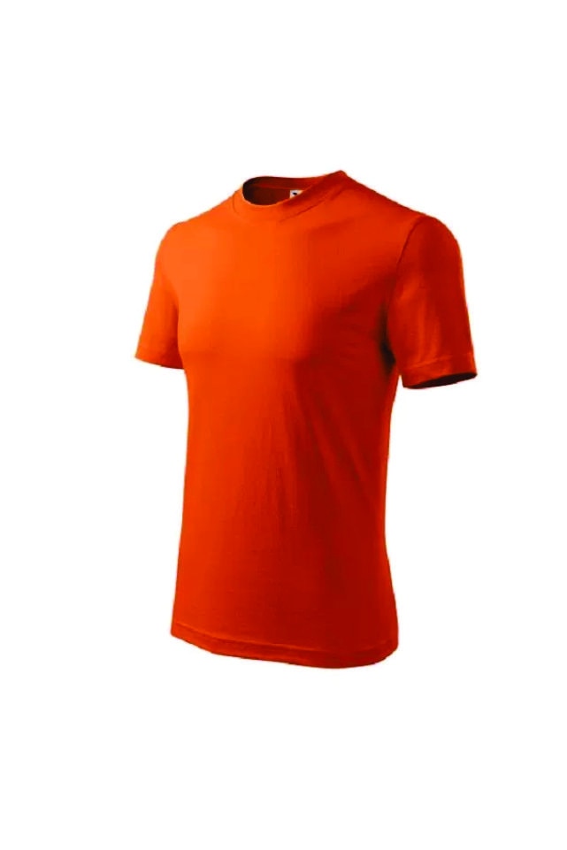 Set 5 tricouri portocalii din bumbac unisex, Portocaliu