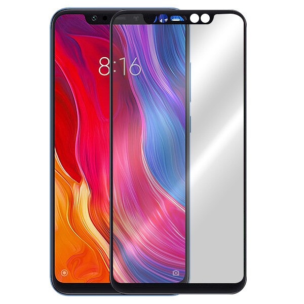 Folie de sticla cu adeziv pe toata suprafata ecranului,pentru Xiaomi Mi8