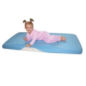 Husa impermeabila pentru saltele 140x70 cm - Baby Matex - Albastru Husa impermeabila pentru saltele 140x70 cm - Baby Matex - Albastru