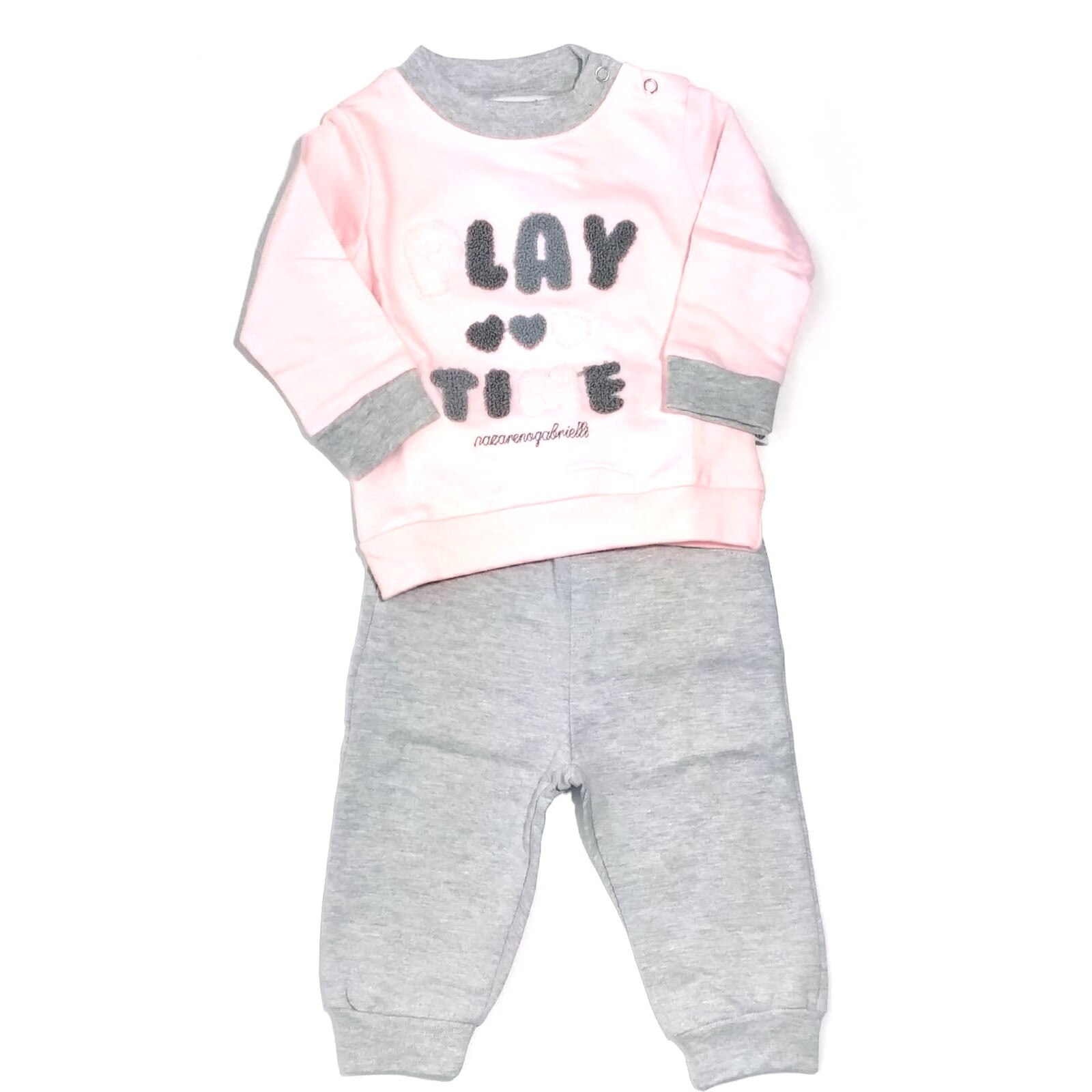 Set 2 piese fete 12-18 luni, Bluza maneca lunga / pantaloni