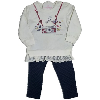 Set 2 piese Nazareno Gabrielli, fete 9-12 luni, Bluza maneca lunga / colanti Set 2 piese Nazareno Gabrielli, fete 9-12 luni, Bluza maneca lunga / colanti