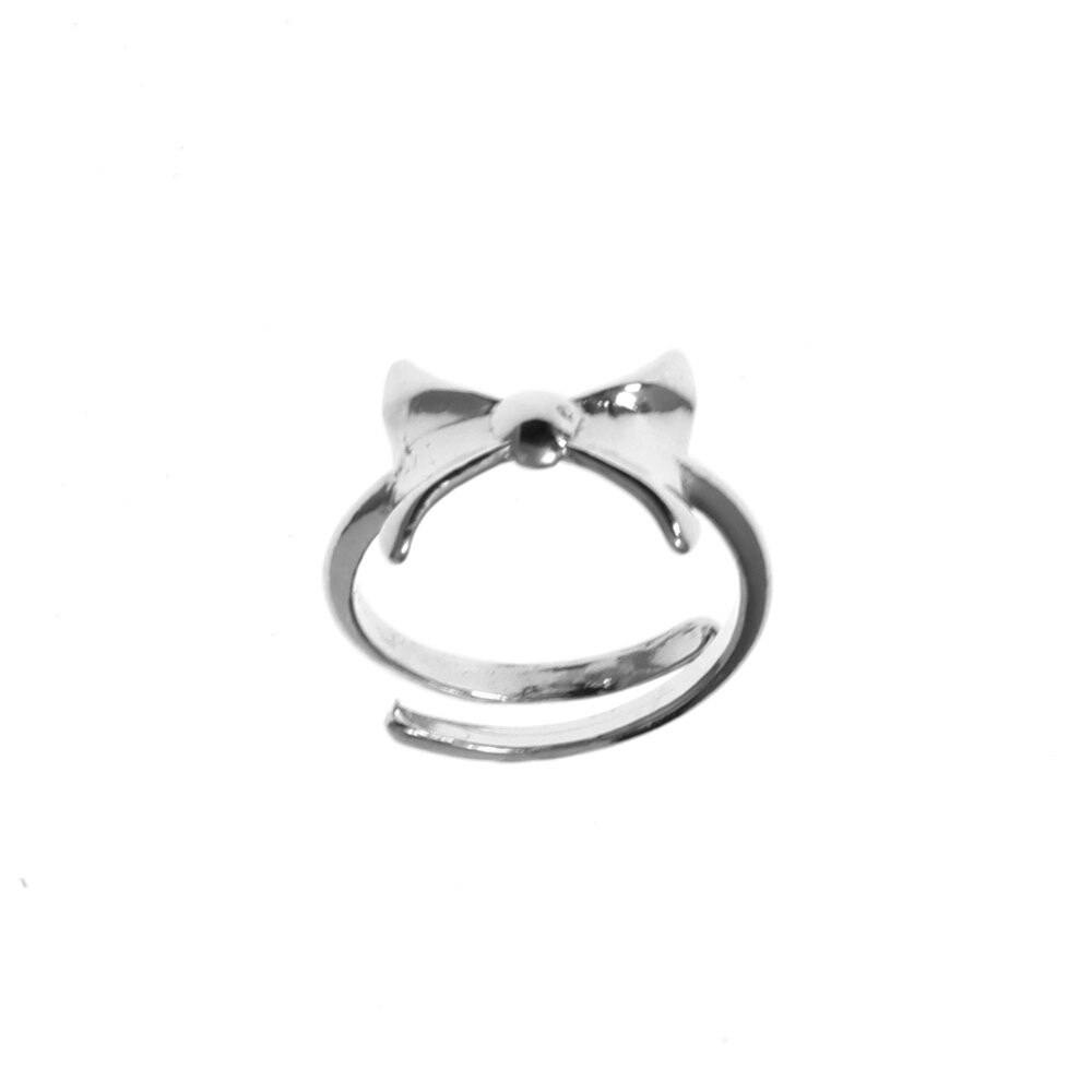 Inel IJOO, din argint 925 placat cu rodiu - Silver Bow