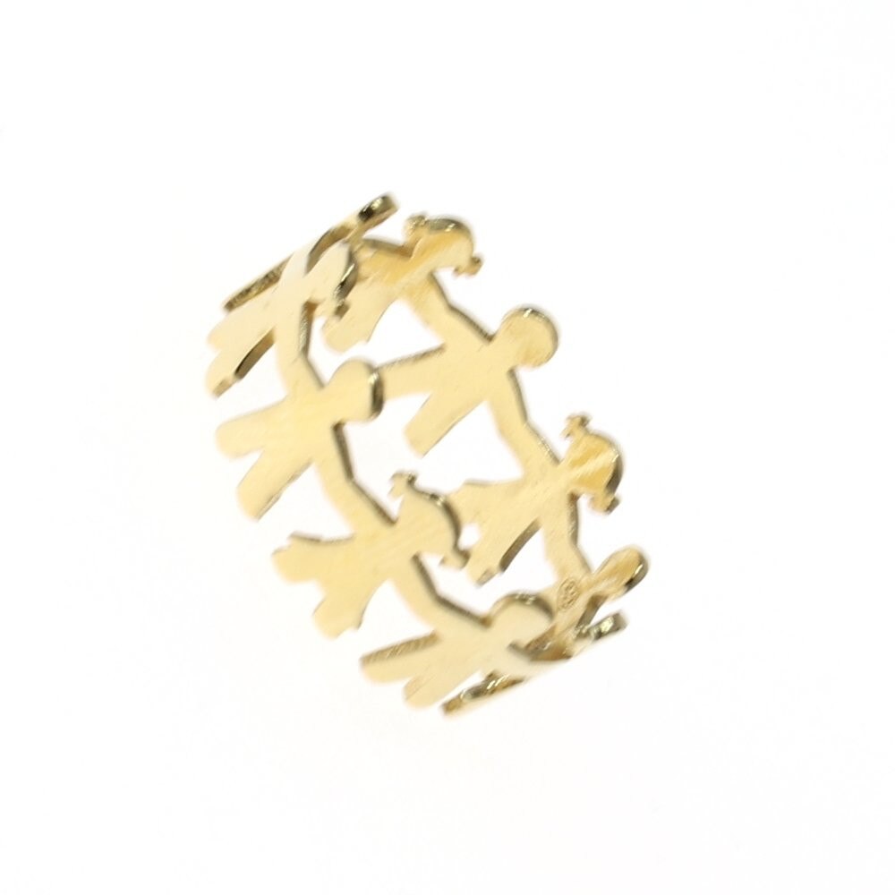 Inel argint 925 placat cu aur, IJOO, Having Fun