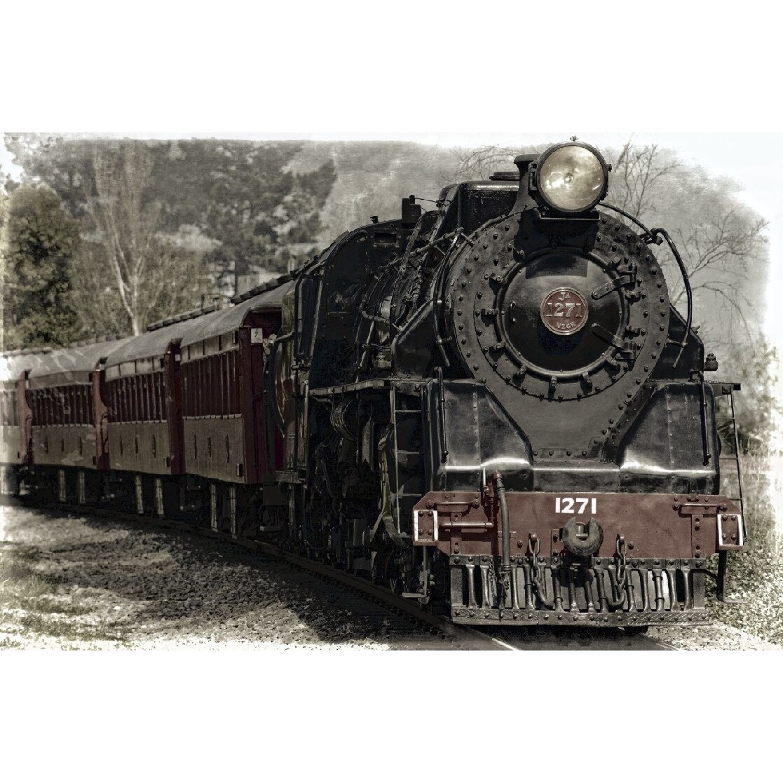 Tablou canvas Tren 1, 105 x 70 cm