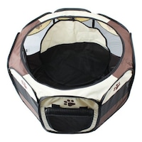 Cusca, tarc pliabil pentru animale de companie, caine, pisica, interior si exterior, catei, 58 x 115 x115 cm, caini si pisici, Topi Dreams