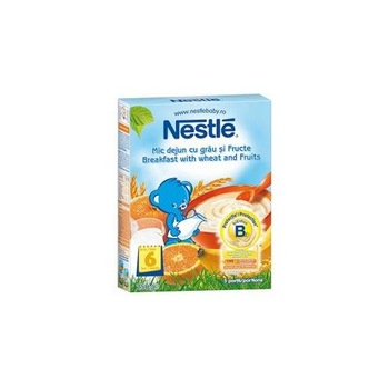 Nestle Cereale mic dejun cu grau si fructe 250 gr de la 6 luni Nestle Cereale mic dejun cu grau si fructe 250 gr de la 6 luni