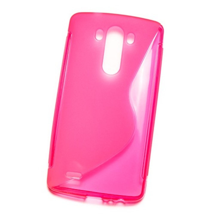 Калъф LG Optimus G3 D830, S Line, силиконов, Transparent Pink