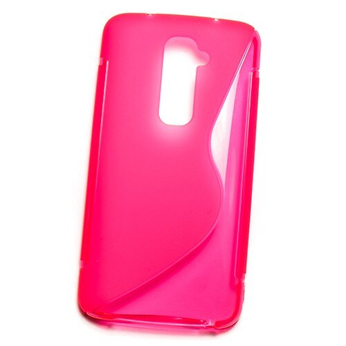Husa LG Optimus G2, S Line, Silicon, Roz
