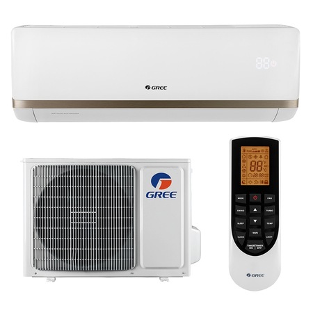Aparat de aer conditionat Gree Bora A2 Golden R32 GWH24AAD-K6DNA2A Inverter 24000 BTU, Clasa A++, G10 Inverter, Buton Turbo, Generator Cold Plasma, Wi-FI, Display
