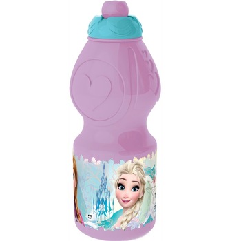 Sticla pentru copii, Zola®, din plastic, 400 ml, Frozen Sticla pentru copii, Zola®, din plastic, 400 ml, Frozen