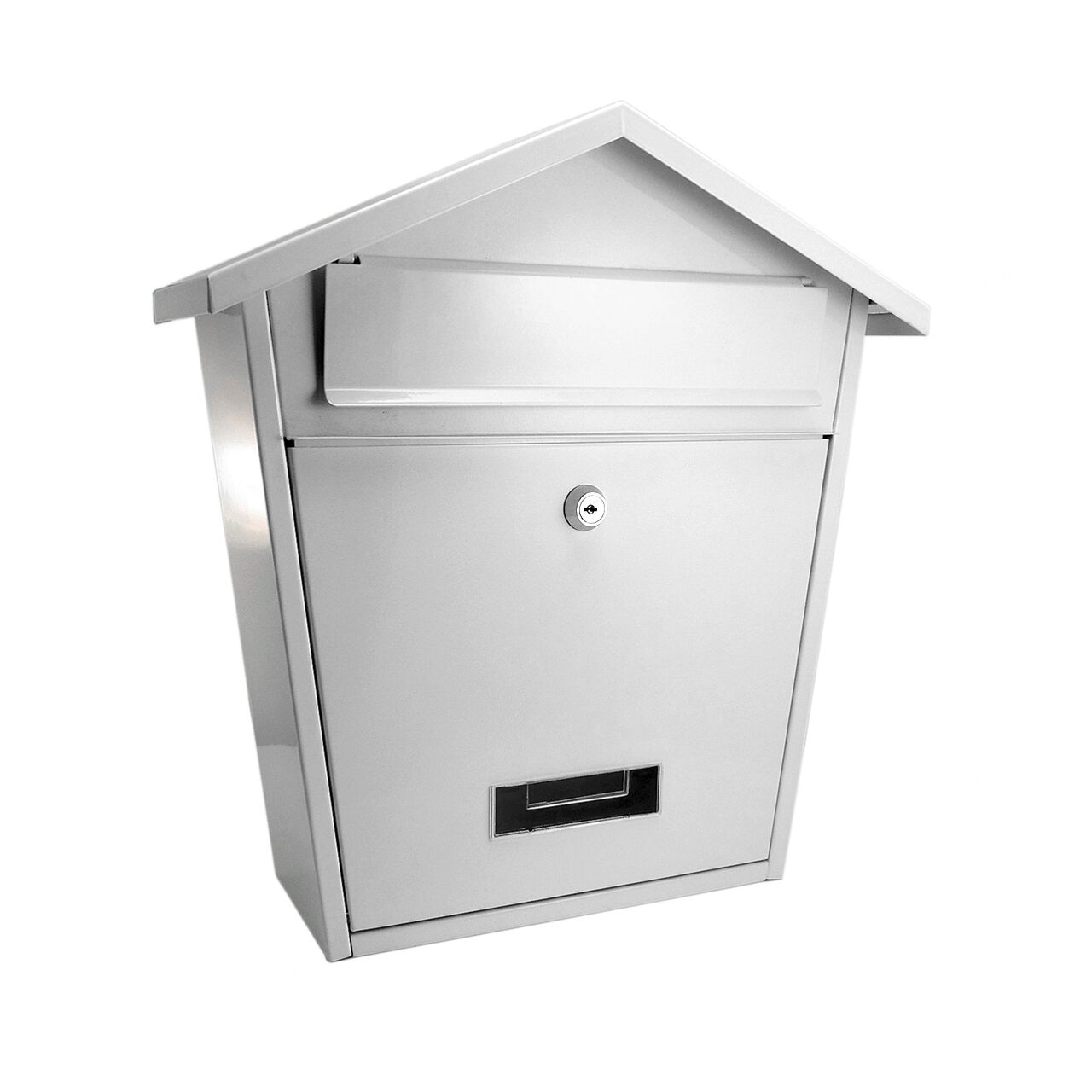 Cutie postala, alba, 36.5x13.3x36.5 cm, Moderna