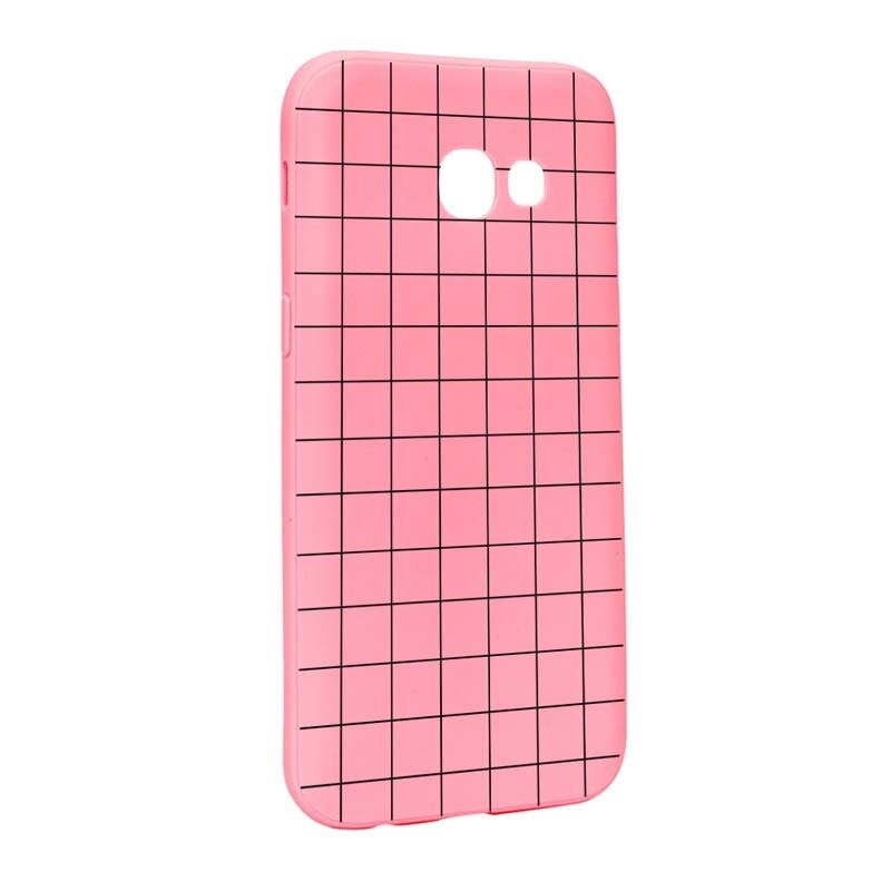 Husa Samsung Galaxy A3 2017, Silicon, Grid P15