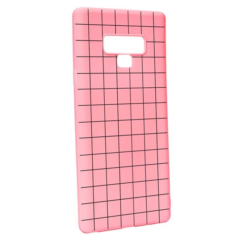 Husa Samsung Galaxy Note 9, Silicon, Grid P15