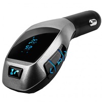 modulator fm cu telecomanda x7 car kit auto reflection vision  bluetooth  adaptor fm modulator muzica handsfree mp3 player audio usb imagen 34_0_
0