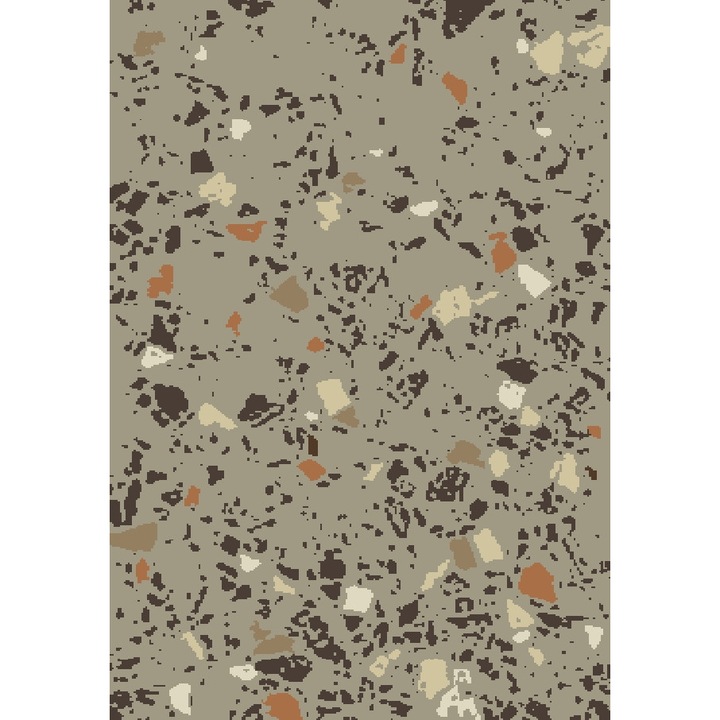 Арт килим Verdi 80225 Сив 80x150 см