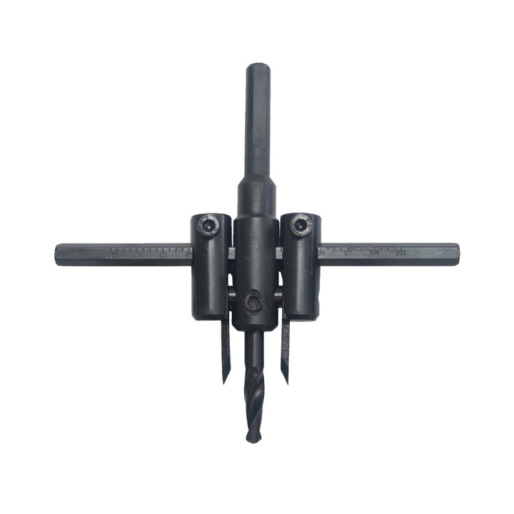 Боркорона EvoTools, За гипсокартон, Регулируема, 25 мм, 20-120 мм