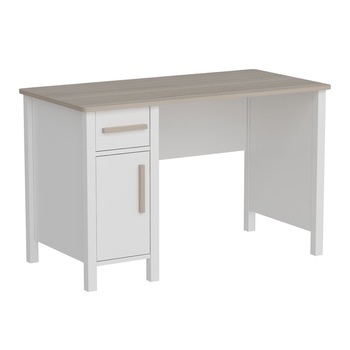 Masa PC Luna Modella, alb/Stejar natur, 120 x 60 x 75 cm, pal 18 mm Masa PC Luna Modella, alb/Stejar natur, 120 x 60 x 75 cm, pal 18 mm