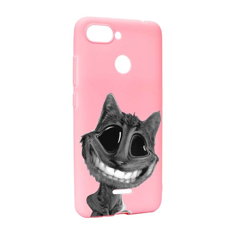 Husa Xiaomi Redmi 6, Silicon, Crazy Cat P20