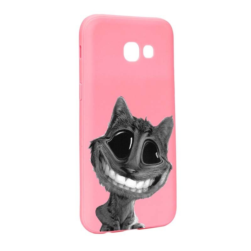 Husa Samsung Galaxy A3 2017, Silicon, Crazy Cat P20