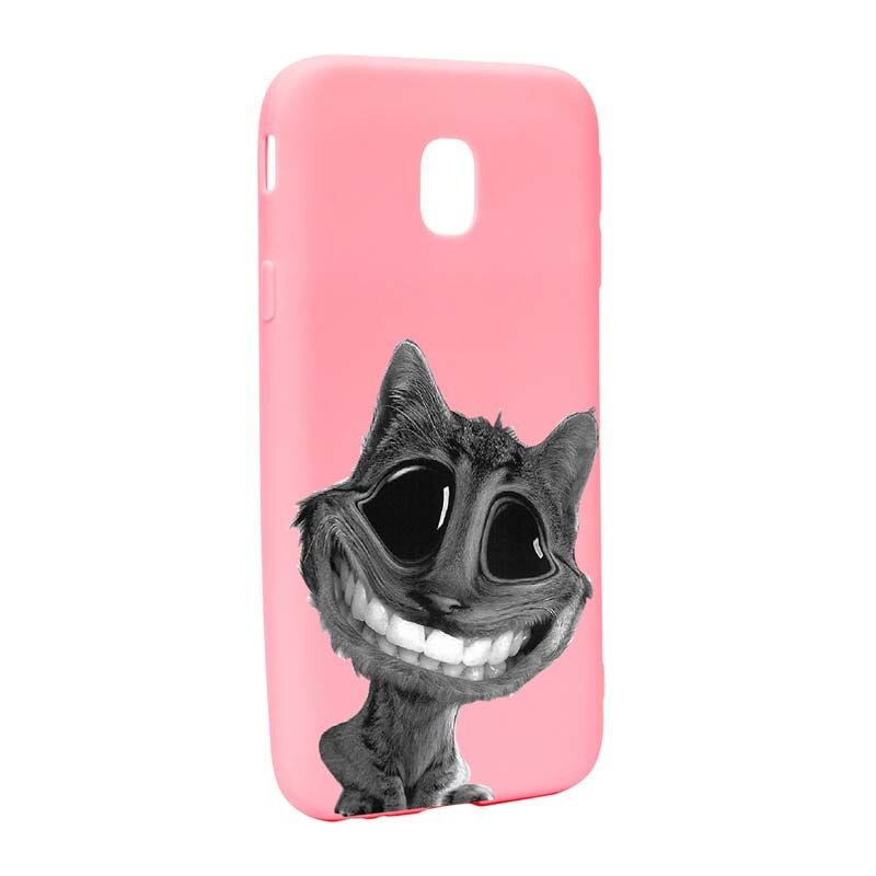 Husa Samsung Galaxy J7 2017, Silicon, Crazy Cat P20