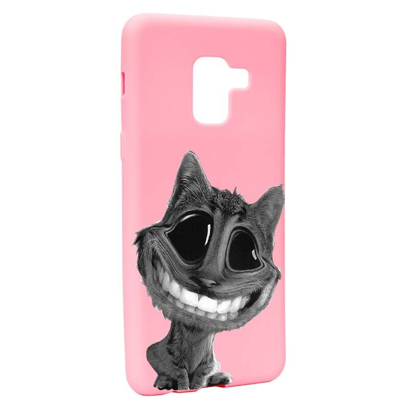 Husa Samsung Galaxy A5 2018, Silicon, Crazy Cat P20