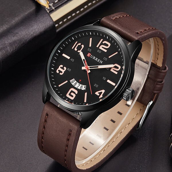 Ceas Barbatesc Quartz Curren Casual Elegant, CP9933NU, curea din aliaj, afisaj analog