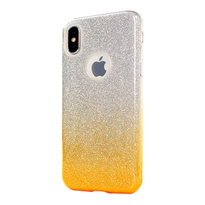 Husa Jelly Color Bling Huawei Mate 10 Lite Gold