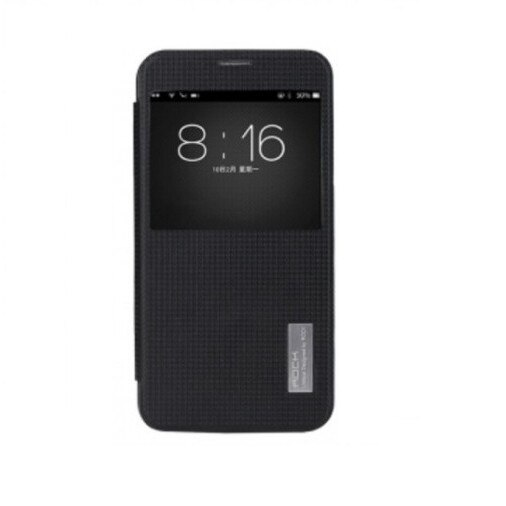 Husa Flip Carte Rock Elegant S-View Samsung G900 Galaxy S5 Negru