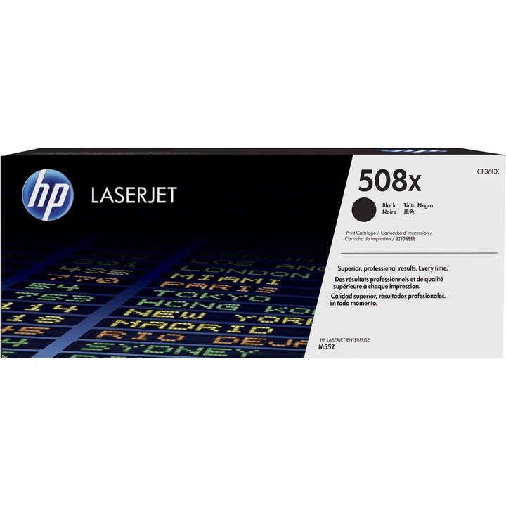HP CF360X (508X) nagy kapacitású toner, Fekete
