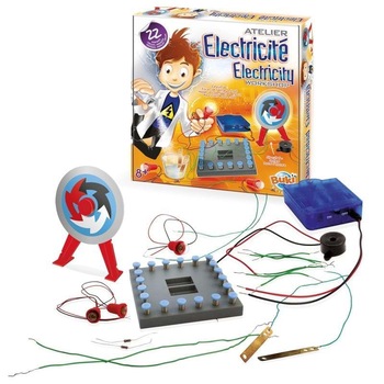 Atelierul de electricitate Buki France 22 circuite, 8 ani+, MGC Atelierul de electricitate Buki France 22 circuite, 8 ani+, MGC