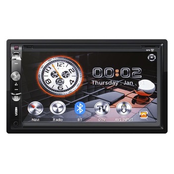 Radio player FM auto Kruger&Matz, UFD-31, 40W x 4, LCD 7 inch, Bluetooth, Touchscreen, DVB-T SD, USB, microSD (GPS), AUX-IN, Intrare camera, Telecomanda Radio player FM auto Kruger&Matz, UFD-31, 40W x 4, LCD 7 inch, Bluetooth, Touchscreen, DVB-T SD, USB, microSD (GPS), AUX-IN, Intrare camera, Telecomanda
