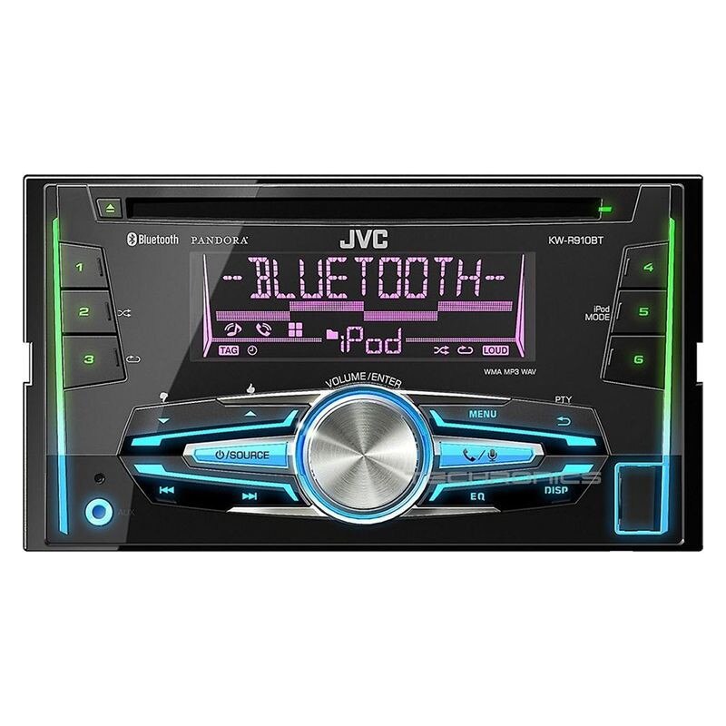 Radio player FM auto JVC, UC41, 50W x 4, MOS-FET, Bluetooth, USB, AUX-In, 2 DIN