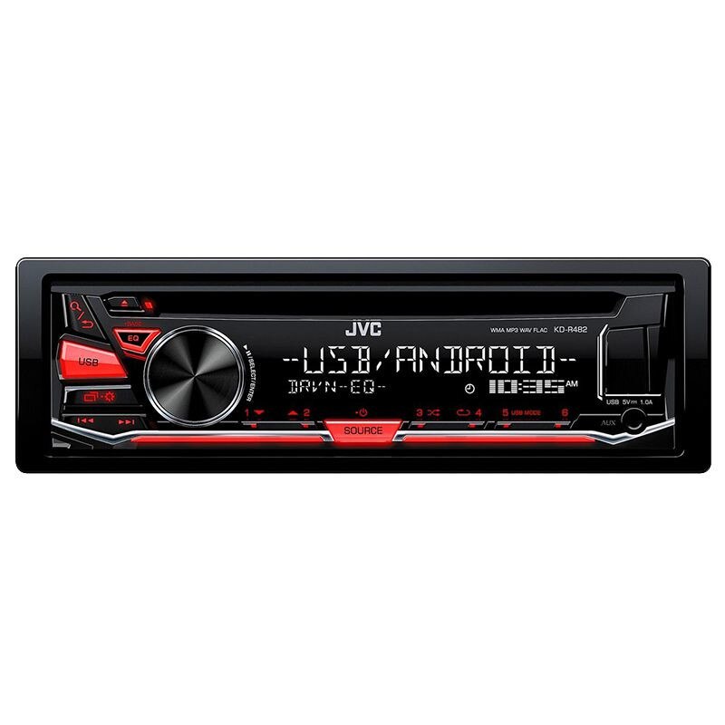 Radio player FM auto JVC OD-25, 50W x 4, Bluetooth, USB, AUX-In, Afisaj LCD pe doua linii