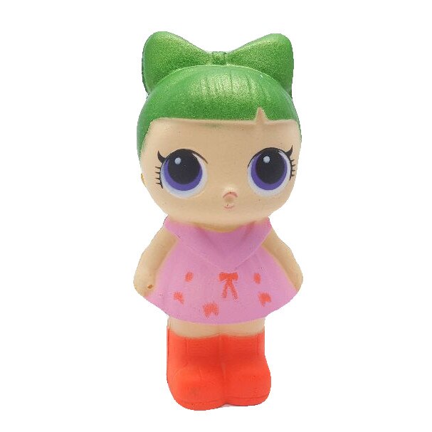 Jucarie Squishy, parfumata (14 cm), papusica LOL, Dolly