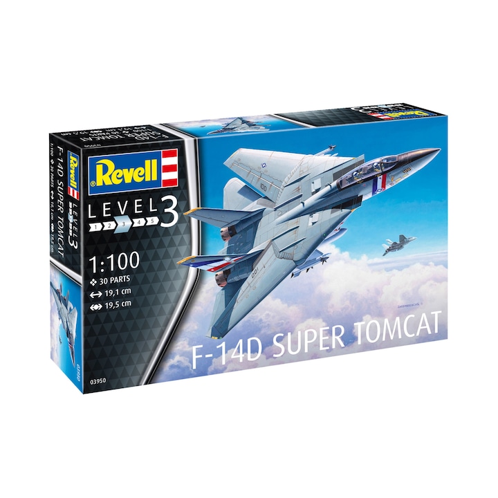 Revell F14 Super Tomcat FALL ITEM makett 1:100 (3950)