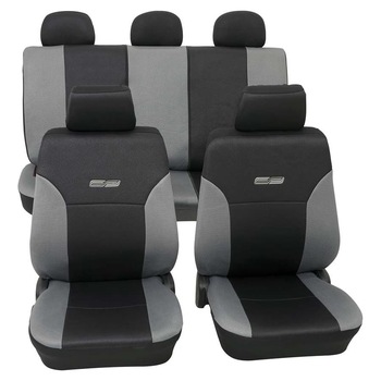 Huse auto Petex, Wave, culoare negru/gri Huse auto Petex, Wave, culoare negru/gri