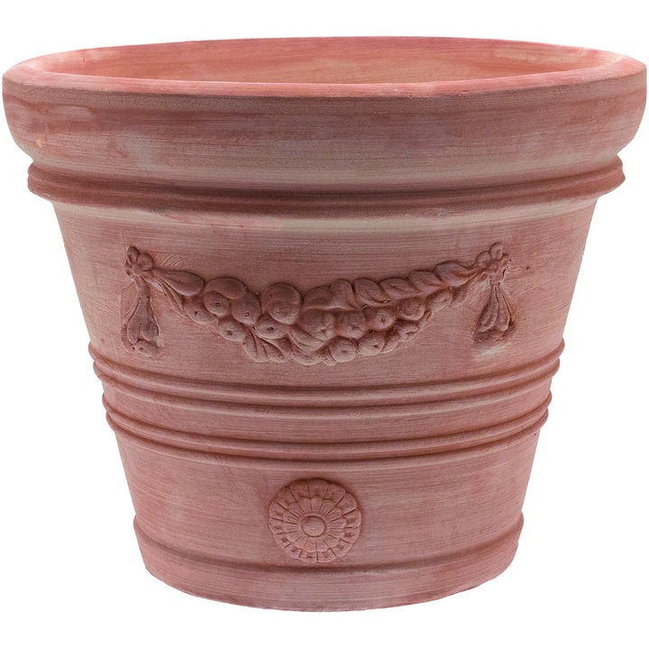 Ghiveci ceramic, Doppio Bordo Festonato 35 cm