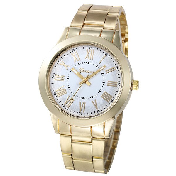 Ceas Dama Quartz Geneva Casual Elegant, CP9915AB, curea din metal (zale), afisaj analog