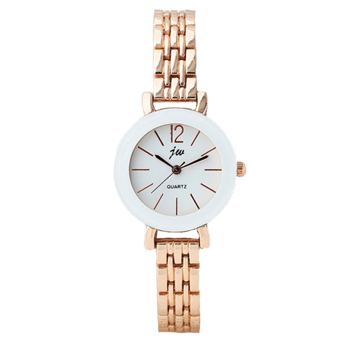 Ceas Dama Quartz jw Casual Elegant Rose, CP9347RE, curea din metal (zale), afisaj analog