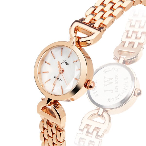 Ceas Dama Quartz jw Casual Elegant Gold, CP9385GD, curea din aliaj, afisaj analog