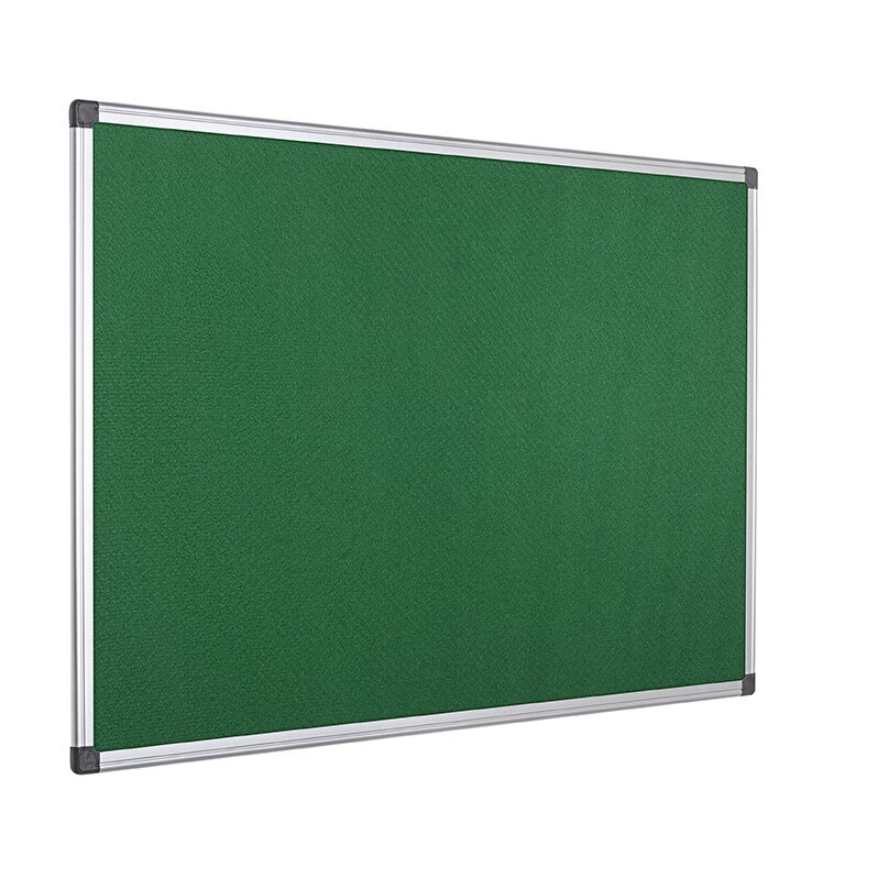 Panou din material textil cu rama din aluminiu Bi-Office - 60x90 cm, verde
