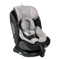 Scaun auto Cangaroo Pilot Rotativ 360 Grade cu Isofix si Copertina, 0-36 kg, Gri