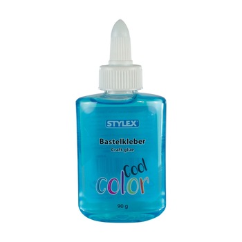 Lipici lichid Stylex Craft Cool Color 90 g-albastru Lipici lichid Stylex Craft Cool Color 90 g-albastru