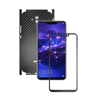 Huawei Mate 20 Lite - Carbon Negru - 360 Cut - Folie de protectie Carbon Skinz, Skin Adeziv Full Body Cover pentru Rama Ecran,Carcasa Spate si Laterale Huawei Mate 20 Lite - Carbon Negru - 360 Cut - Folie de protectie Carbon Skinz, Skin Adeziv Full Body Cover pentru Rama Ecran,Carcasa Spate si Laterale