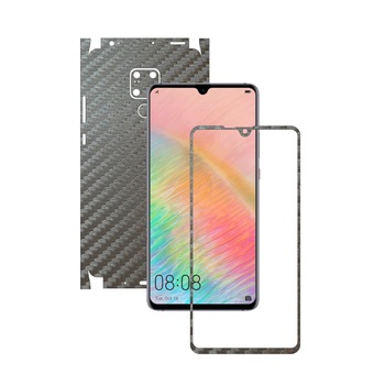 Folie Protectie Carbon Skinz pentru Huawei Mate 20 X (5G) - Carbon Gri Argintiu 360 Cut, Skin Adeziv Full Body Cover pentru Rama Ecran, Carcasa Spate si Laterale Folie Protectie Carbon Skinz pentru Huawei Mate 20 X (5G) - Carbon Gri Argintiu 360 Cut, Skin Adeziv Full Body Cover pentru Rama Ecran, Carcasa Spate si Laterale
