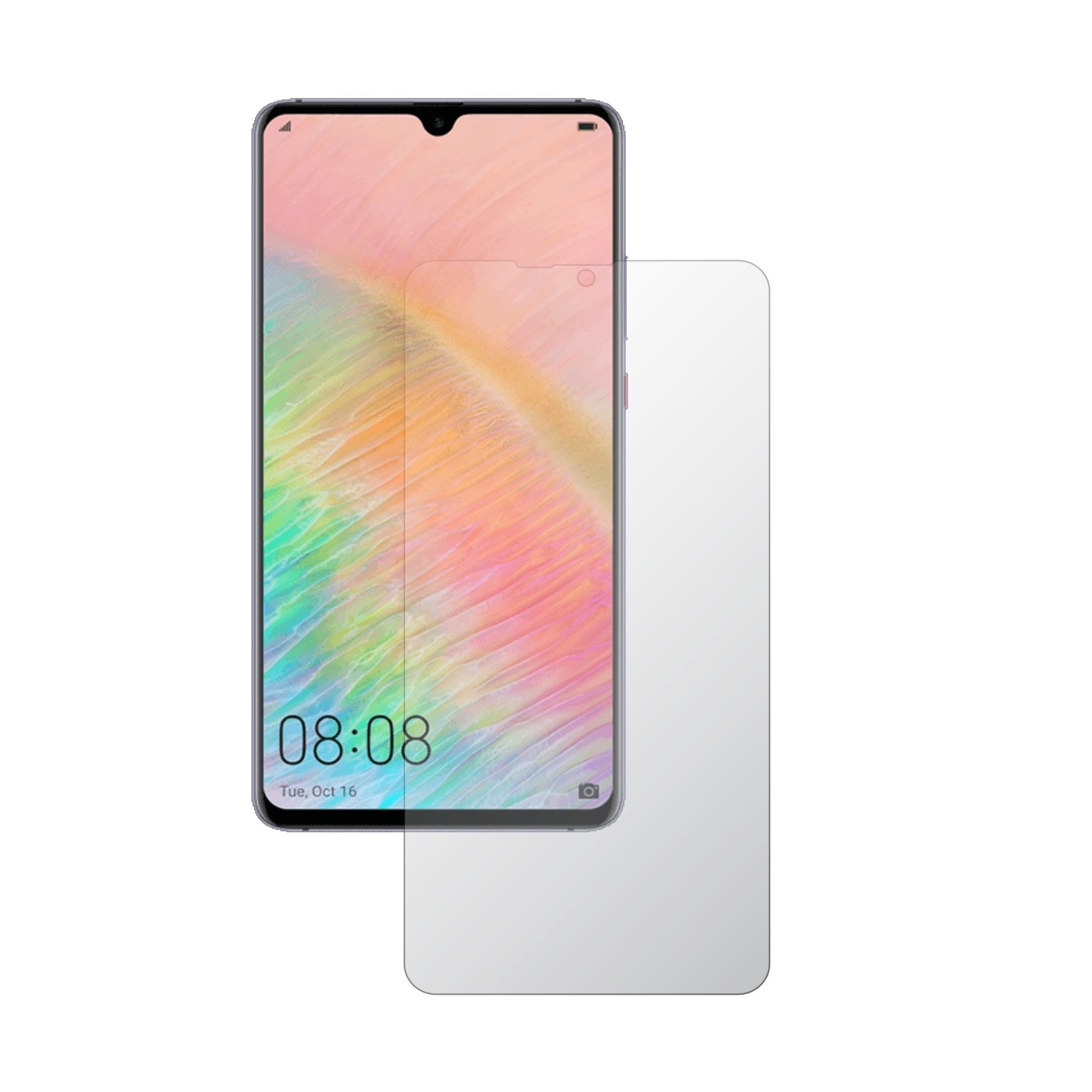 Set 2X Folie Protectie Ecran Invisible Skinz HD pentru Huawei Mate 20 X - Folie Siliconica Ultra-Clear cu Acoperire Totala, Edge to Edge Full Display Cover,Adeziva si Foarte Flexibila