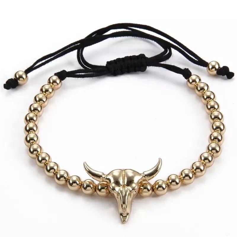 Bratara LUX GOLD Goat-Head Ajustabila AN-02