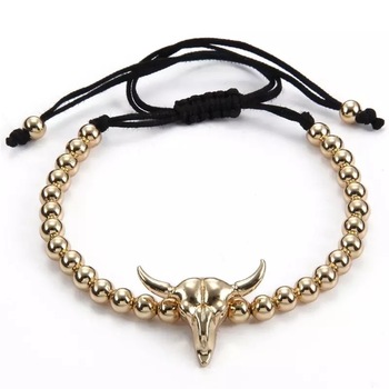 Bratara LUX GOLD Goat-Head Ajustabila AN-02 Bratara LUX GOLD Goat-Head Ajustabila AN-02